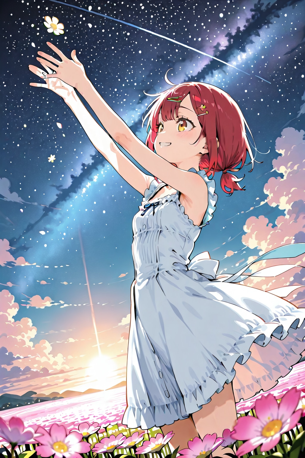 夜空と夜明けの境界線