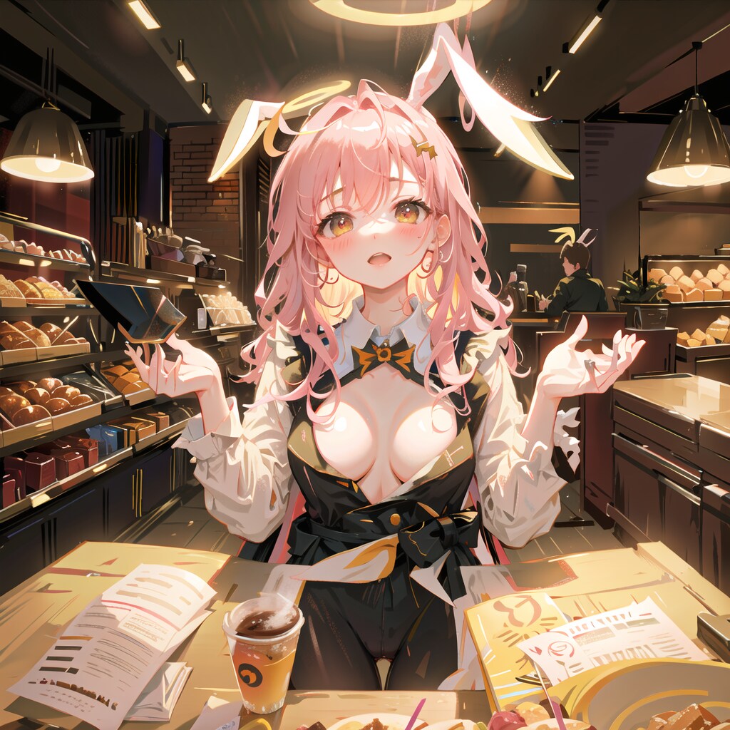 バニーさん休憩中