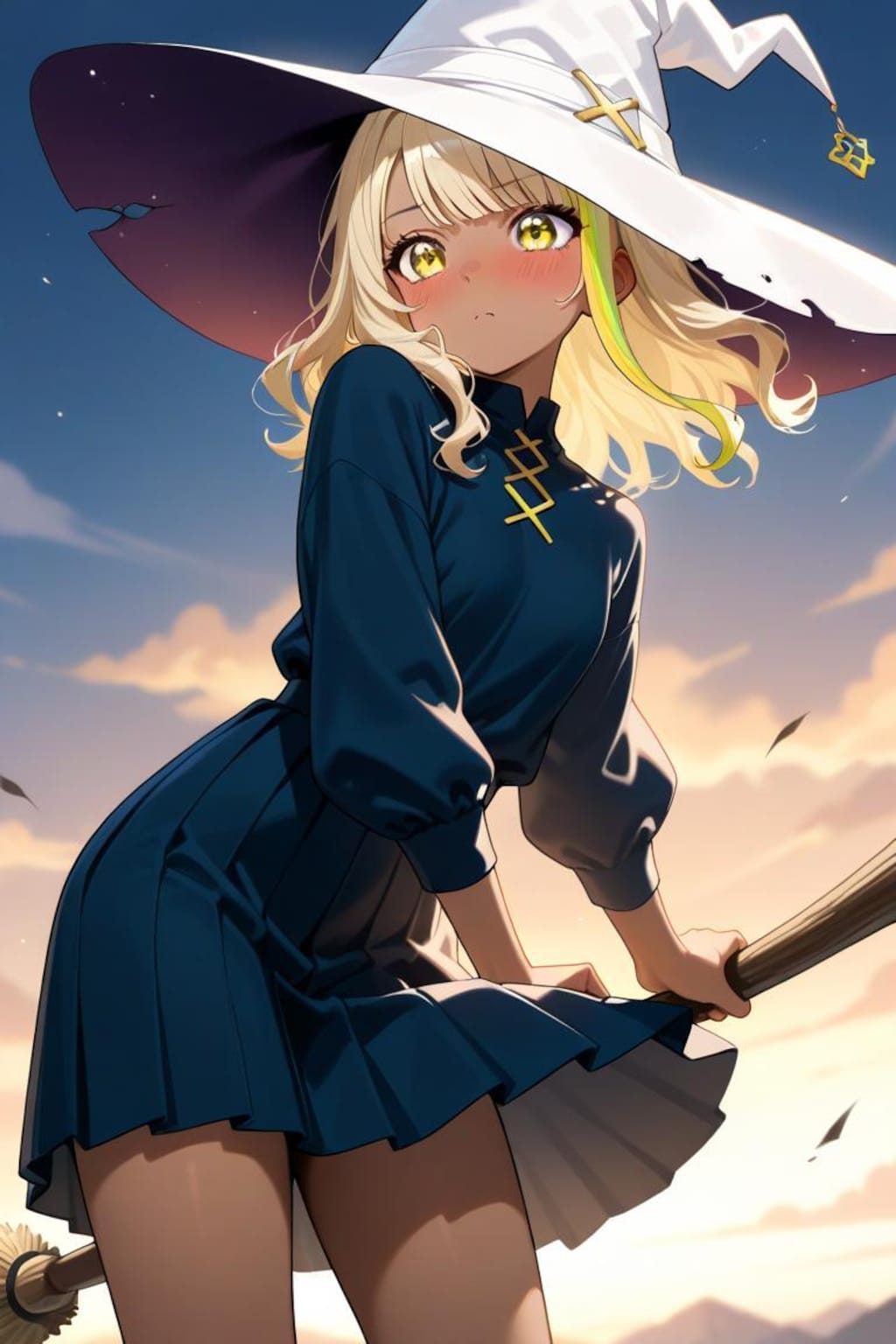 褐色の魔女っ子