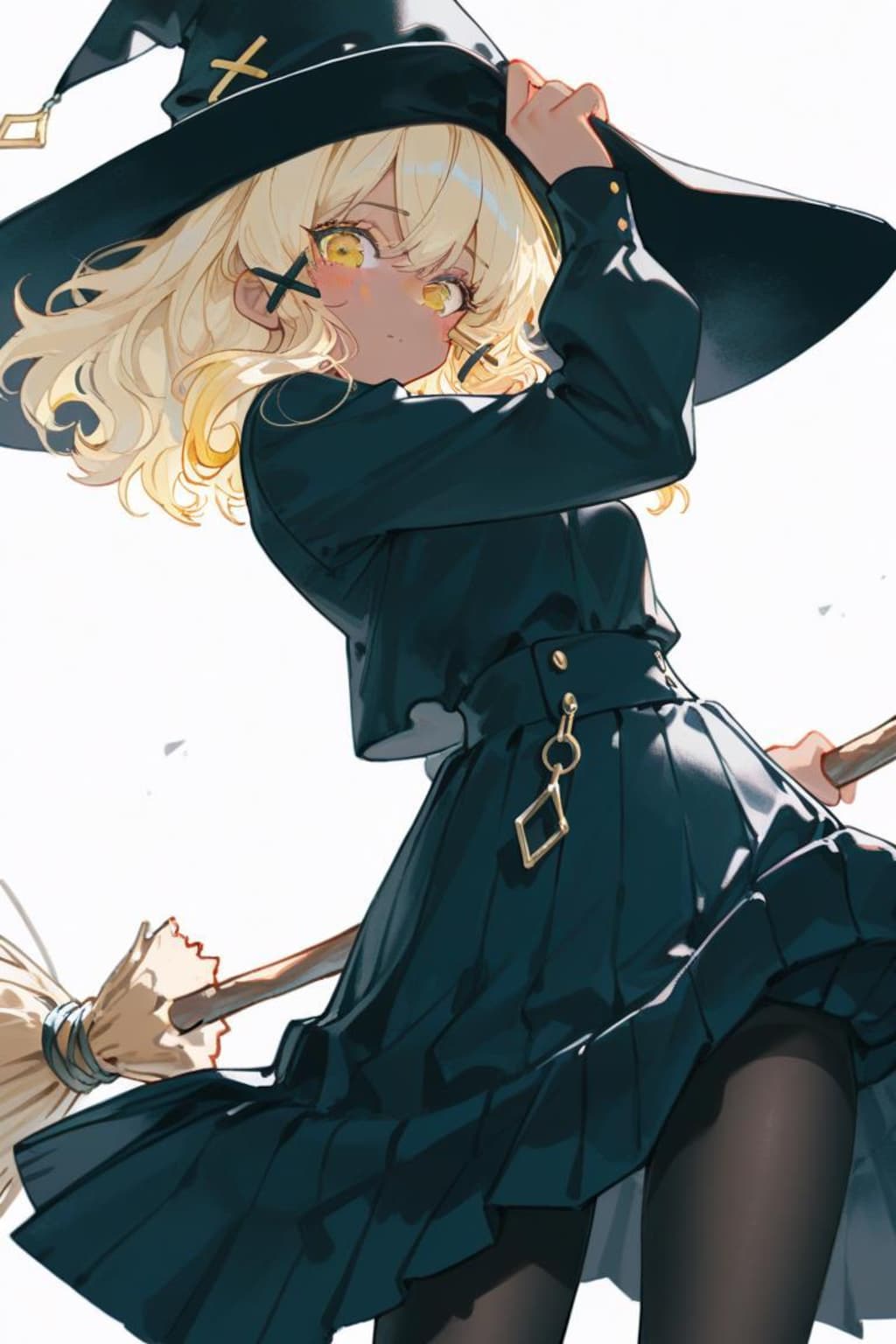 褐色の魔女っ子