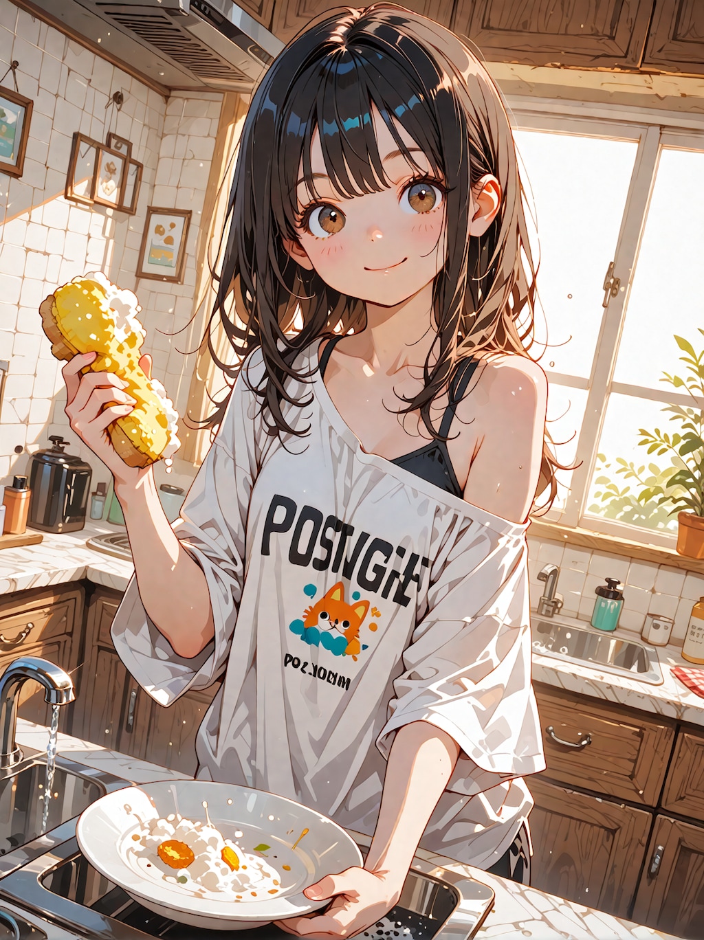 皿洗い