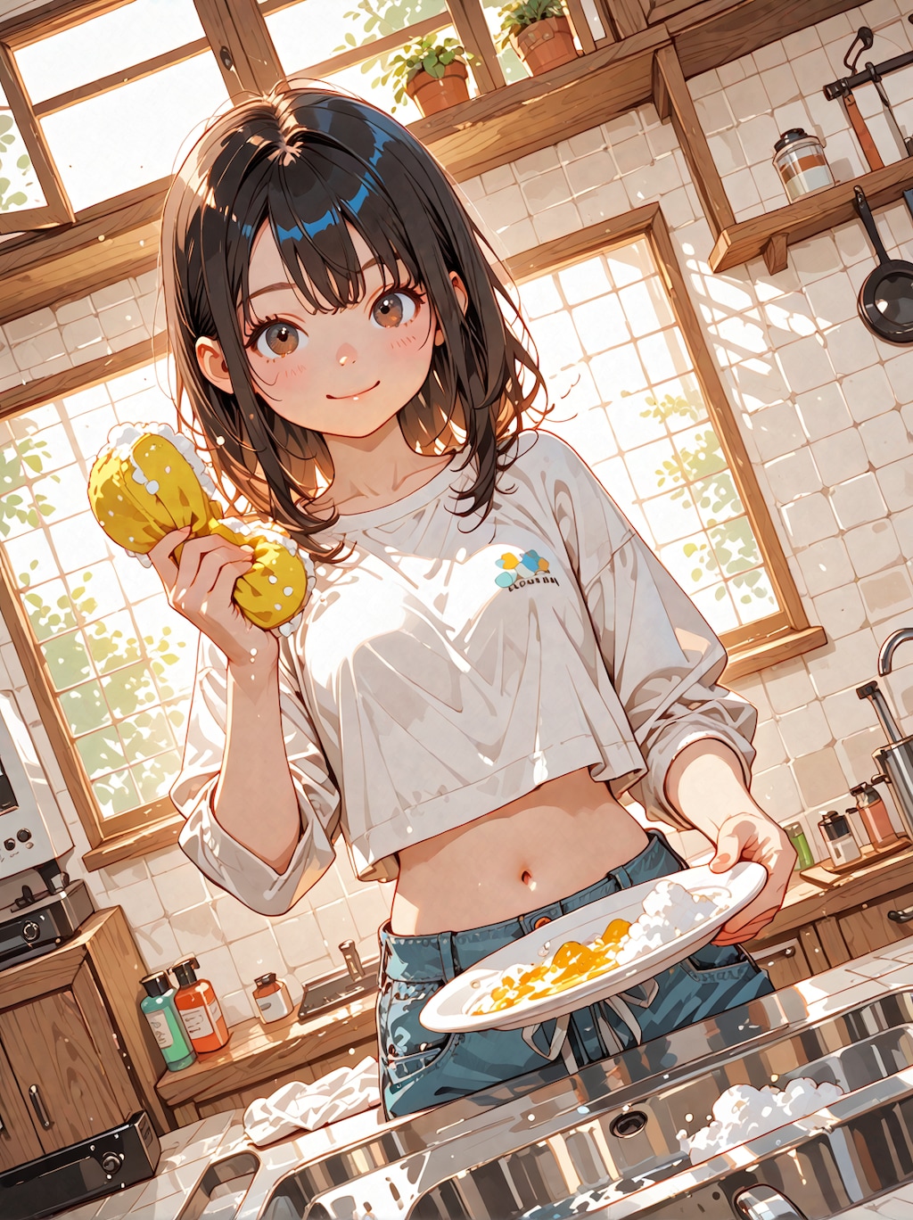 皿洗い