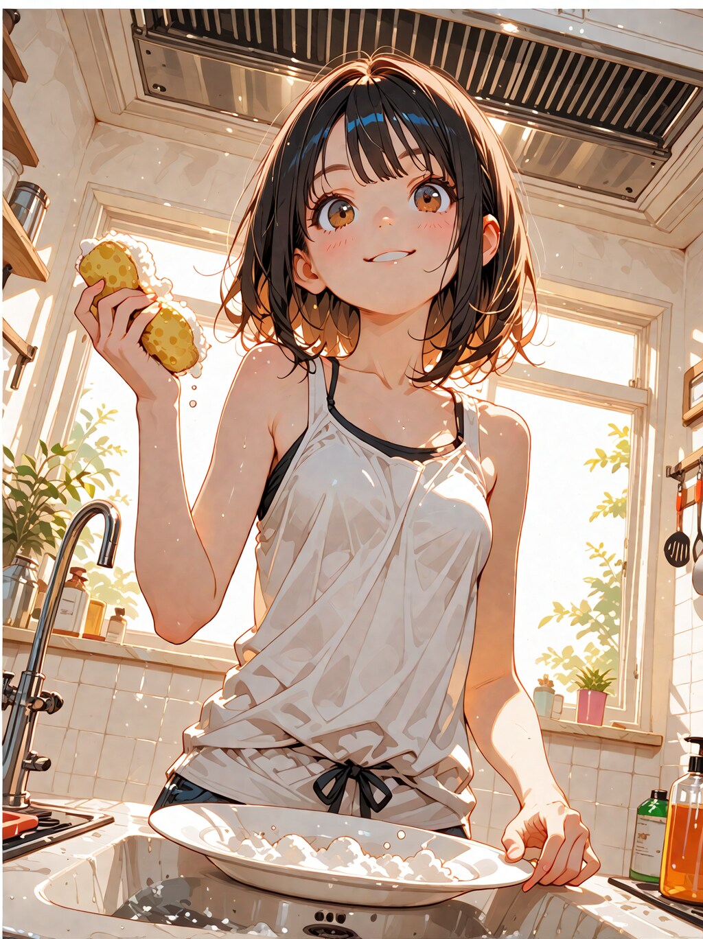 皿洗い