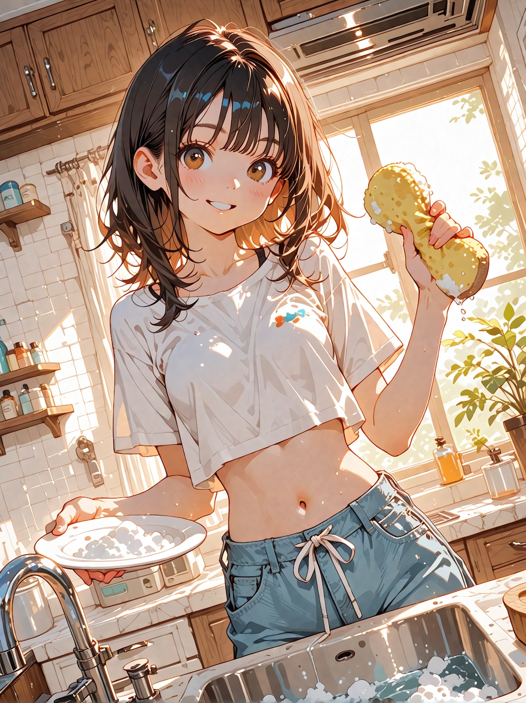 皿洗い