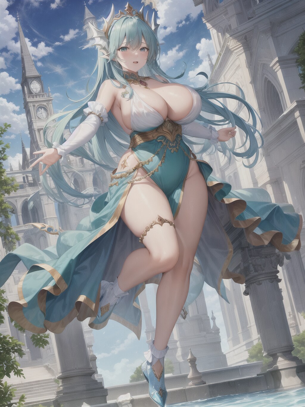 流浪の剣聖エルフ#8『水龍神』