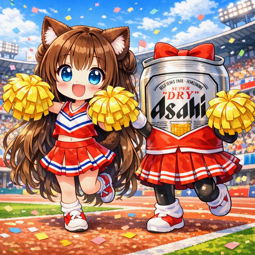 ちちぷいルーキーズ応援な小さな女の子