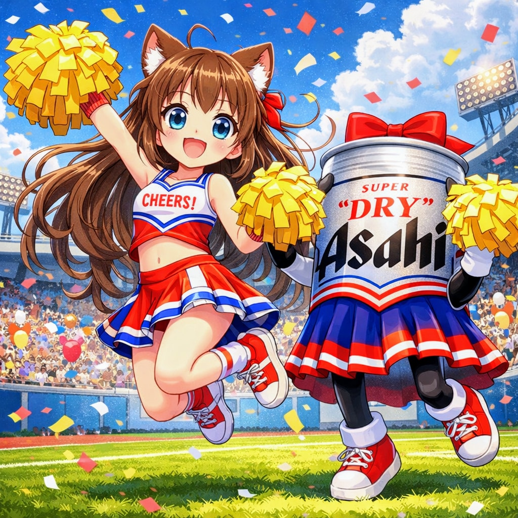 ちちぷいルーキーズ応援な小さな女の子