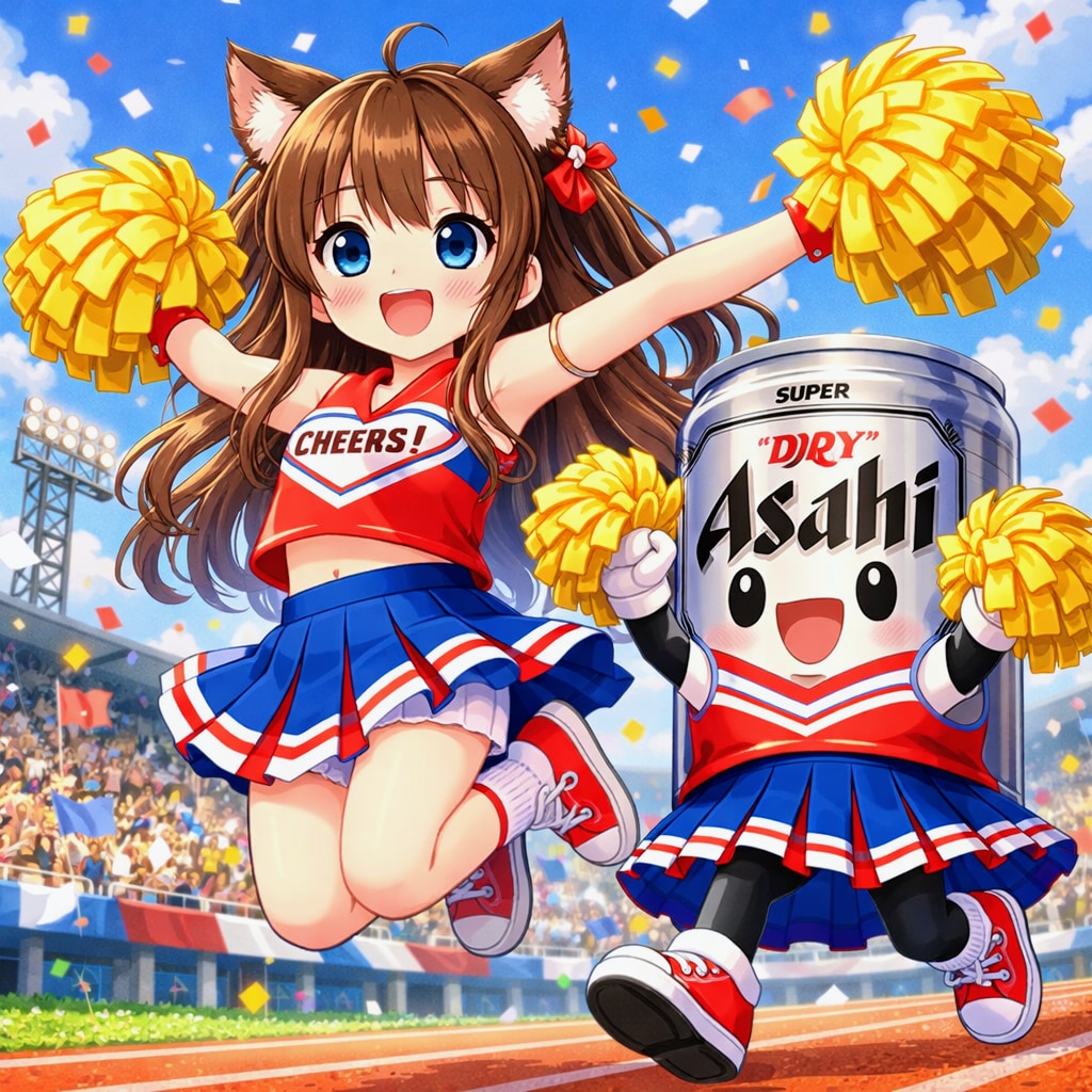 ちちぷいルーキーズ応援な小さな女の子