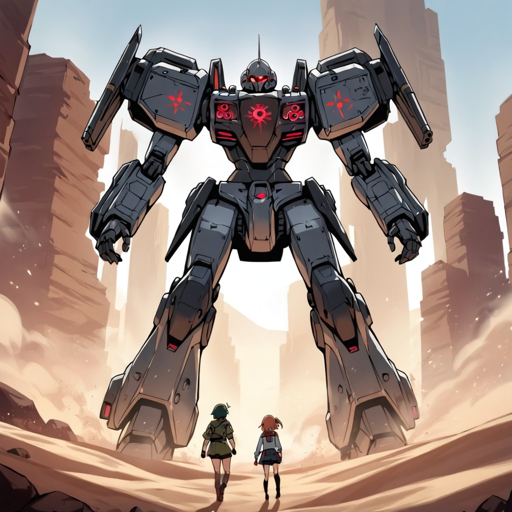 砂漠のロボット