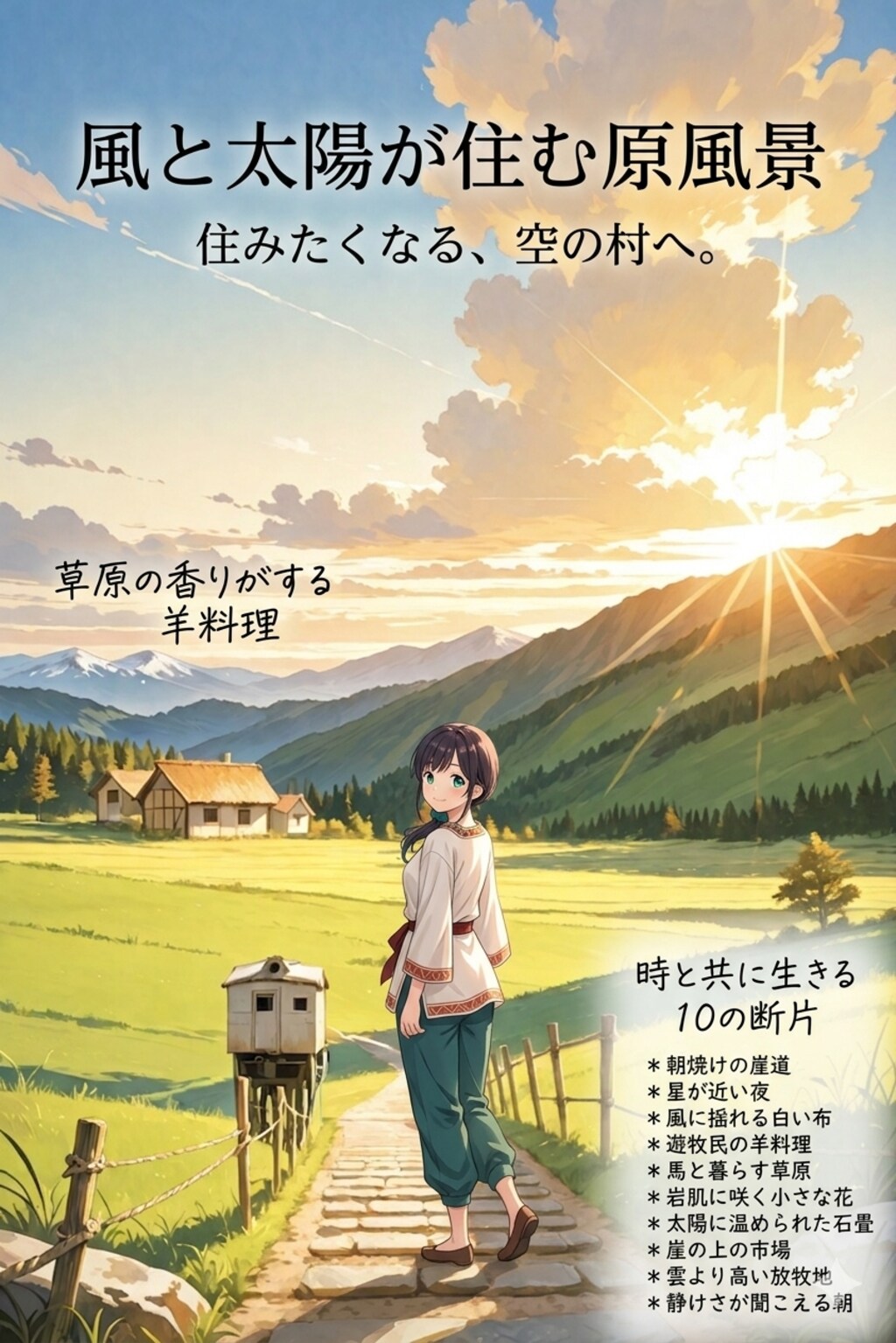 秘境に住みたくなるポスター制作