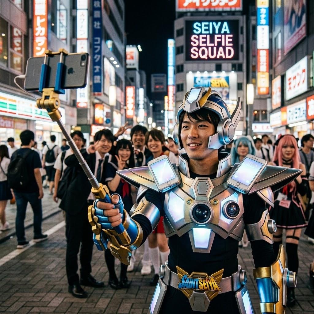 自撮り星座の聖衣と聖闘士