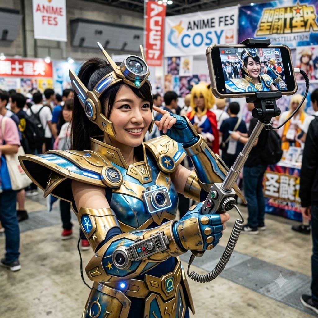 自撮り星座の聖衣と聖闘士