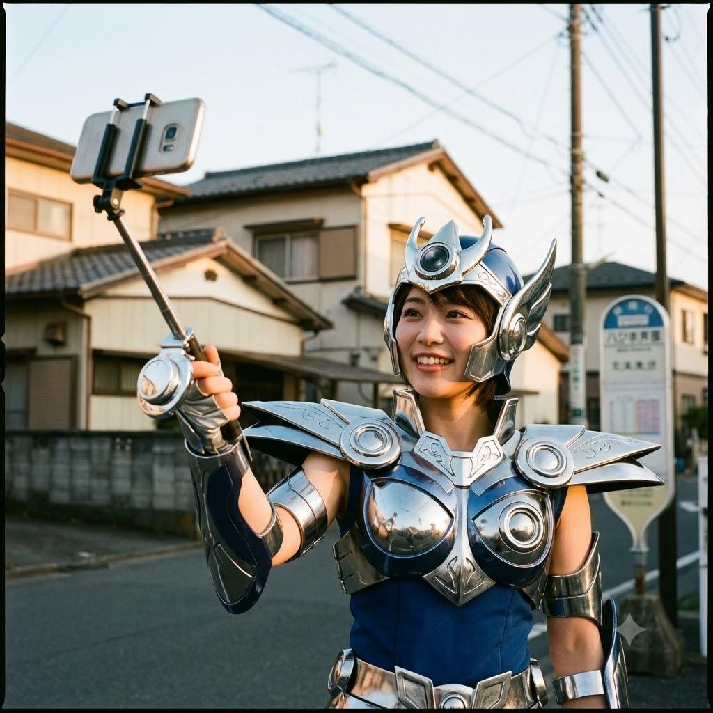 自撮り星座の聖衣と聖闘士