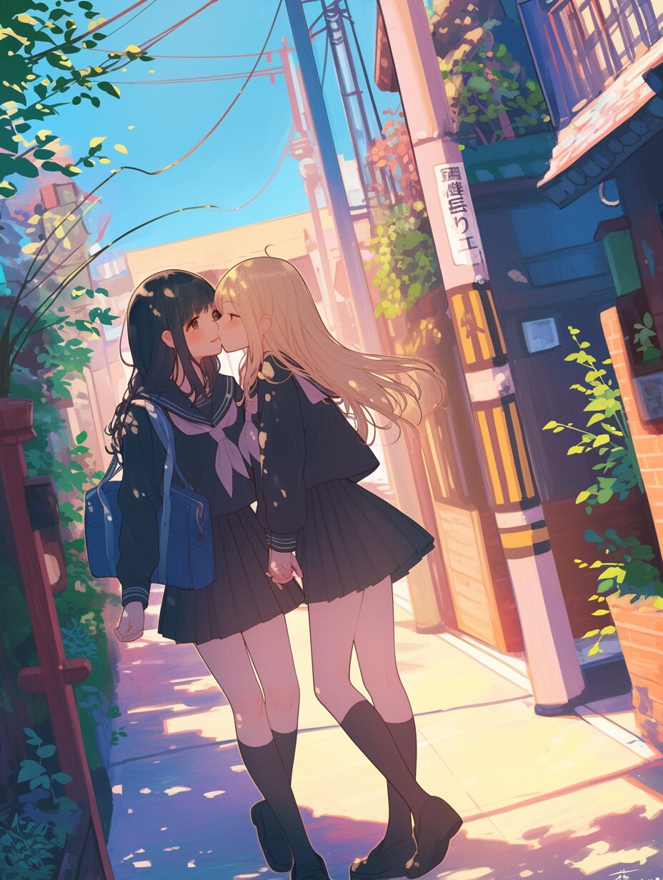 キスしたい二人のJK220-2