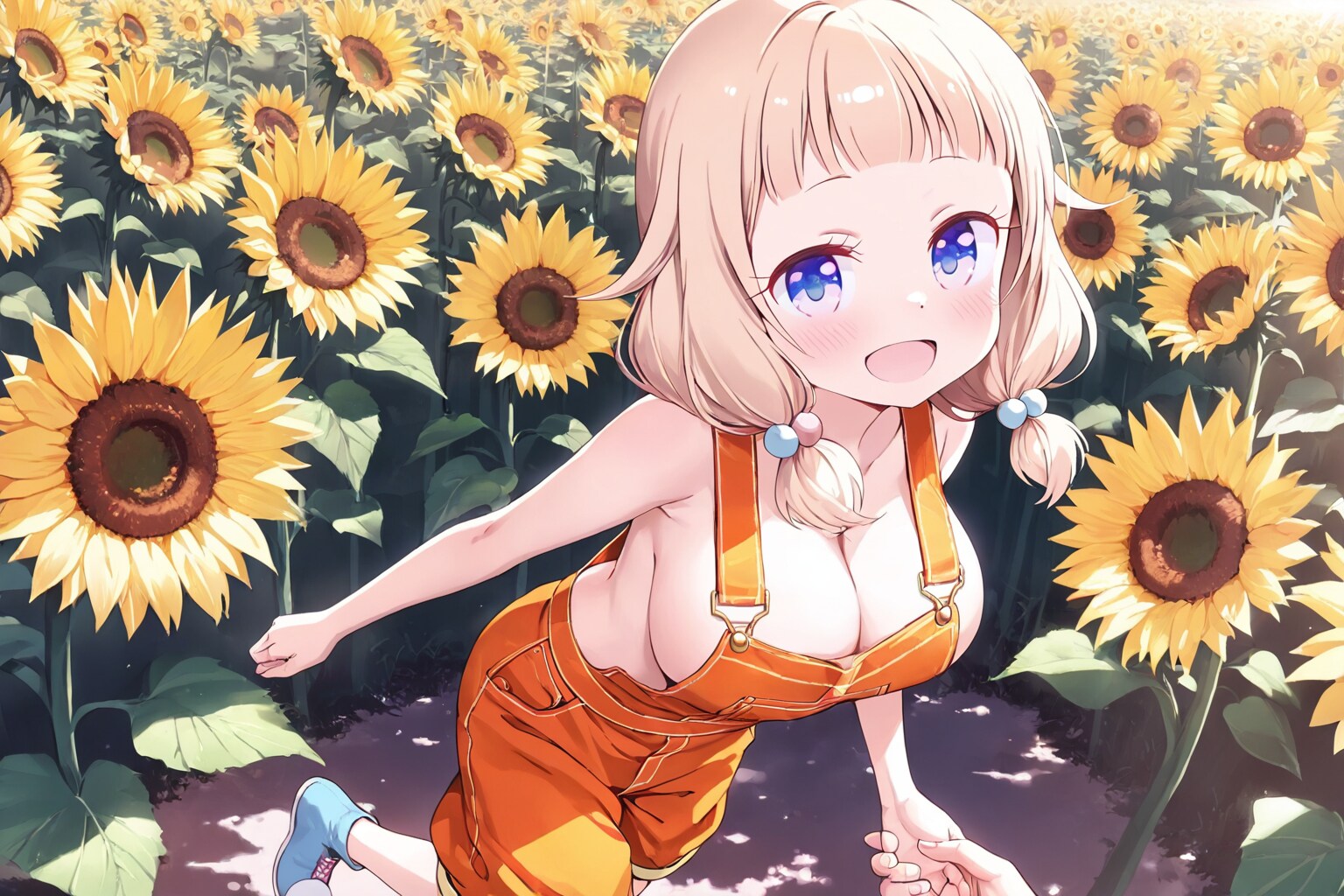 🌻ねねっちとひまわり畑(*´ω｀*)