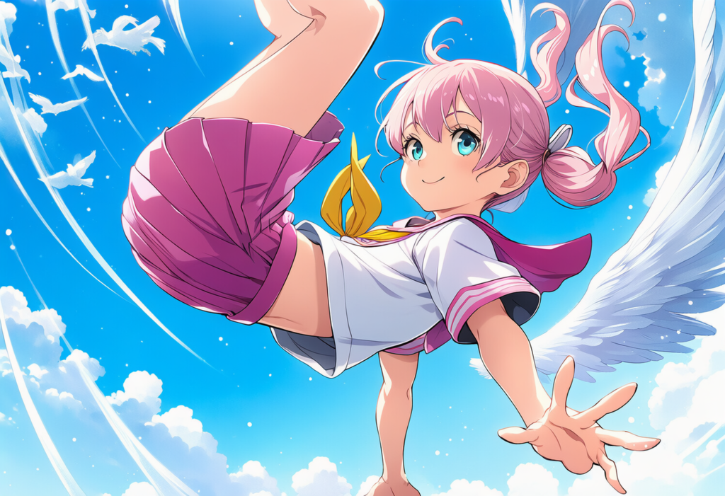 花音ちゃんと白い世界