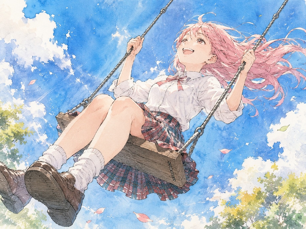 夏空と少女94