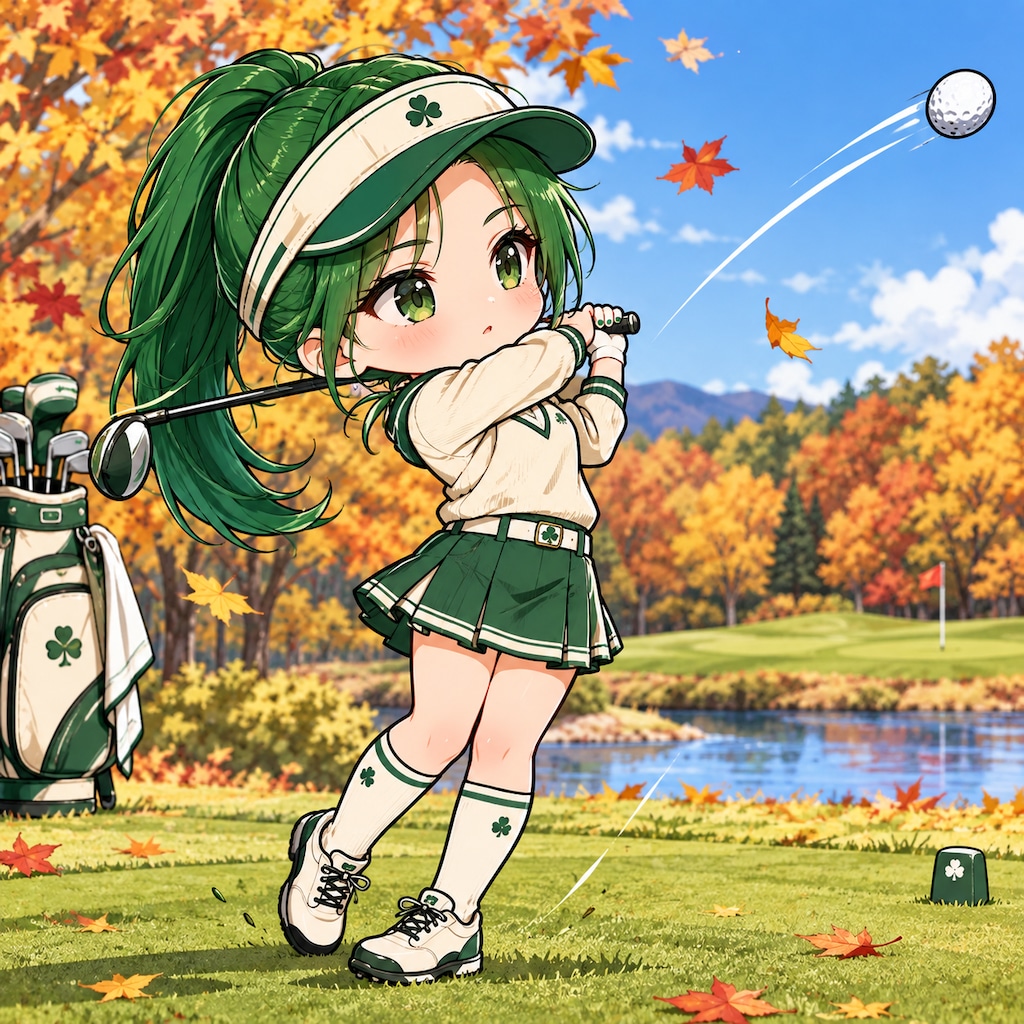 [企画]ゴルフする緑ちゃん💚