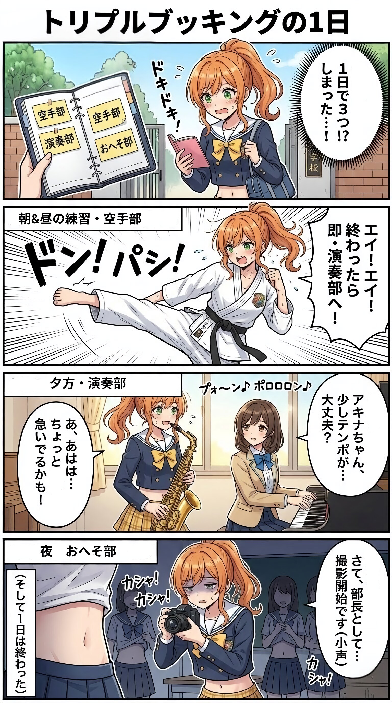 トリプルブッキングの1日