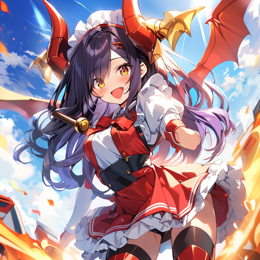 可愛い悪魔の女の子 | の人気AIイラスト・グラビア