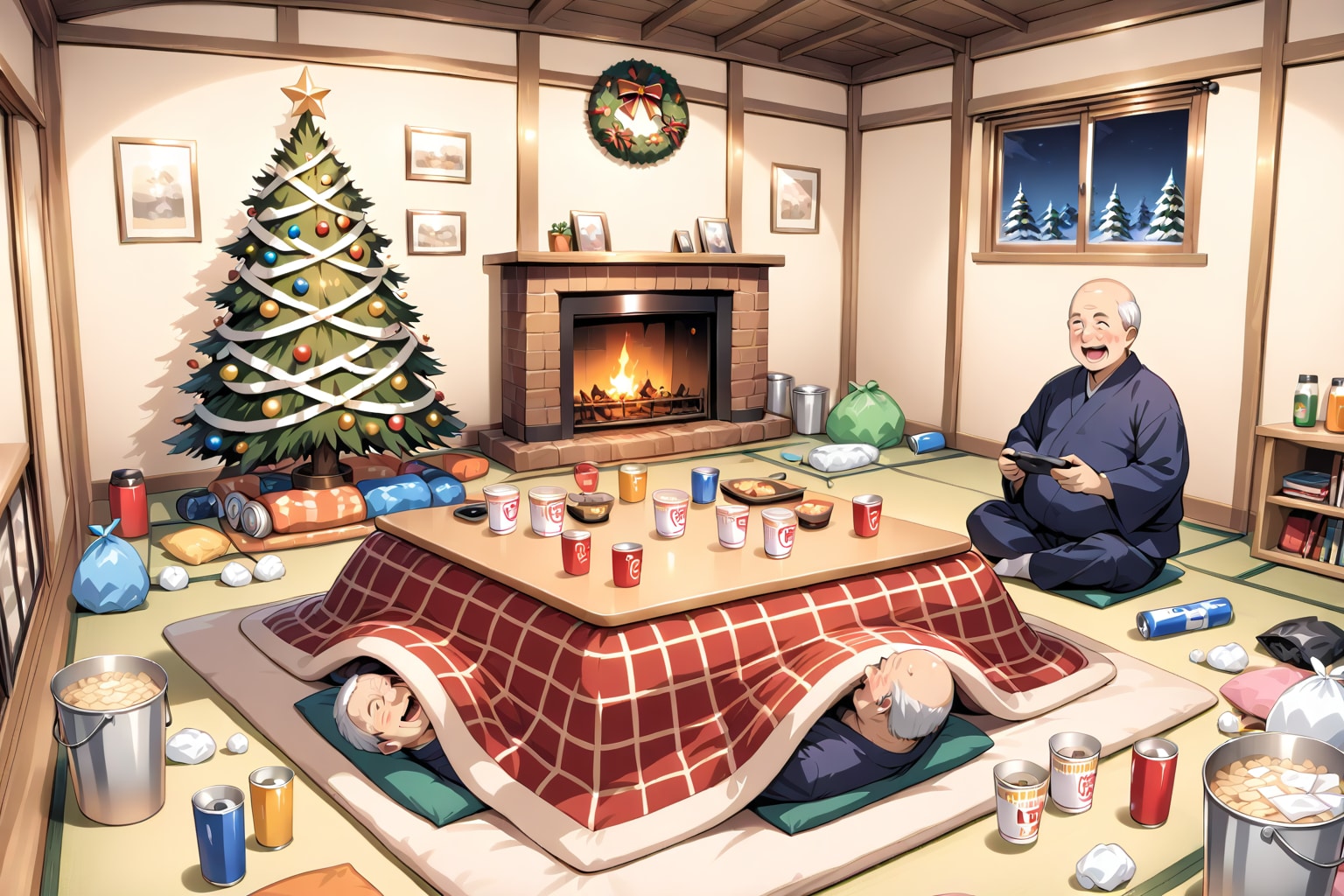 クリスマスおじそん | の人気AIイラスト・グラビア