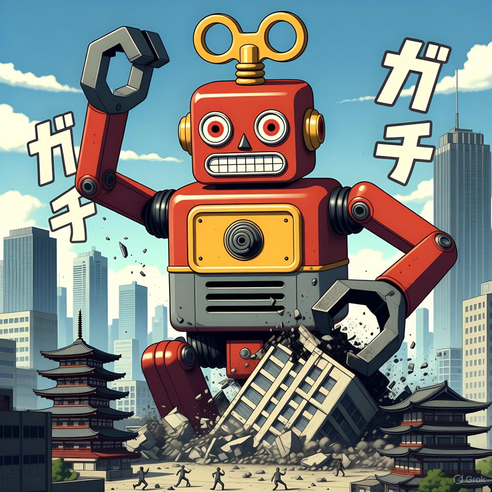 破壊ロボカチカチ | の人気AIイラスト・グラビア