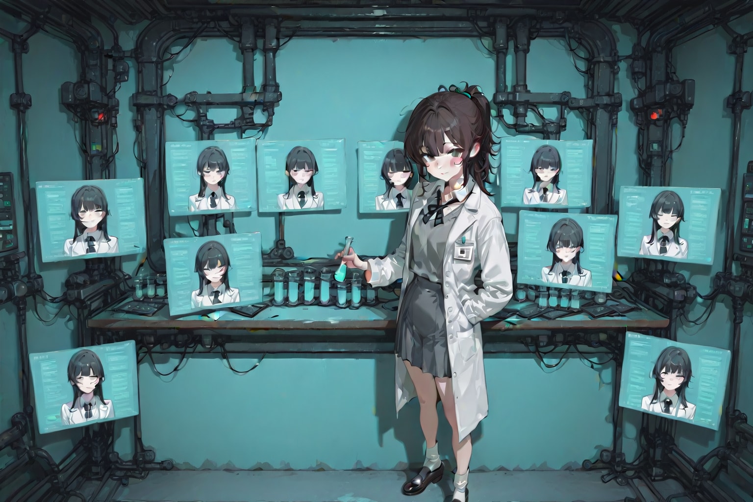 制服140 | の人気AIイラスト・グラビア