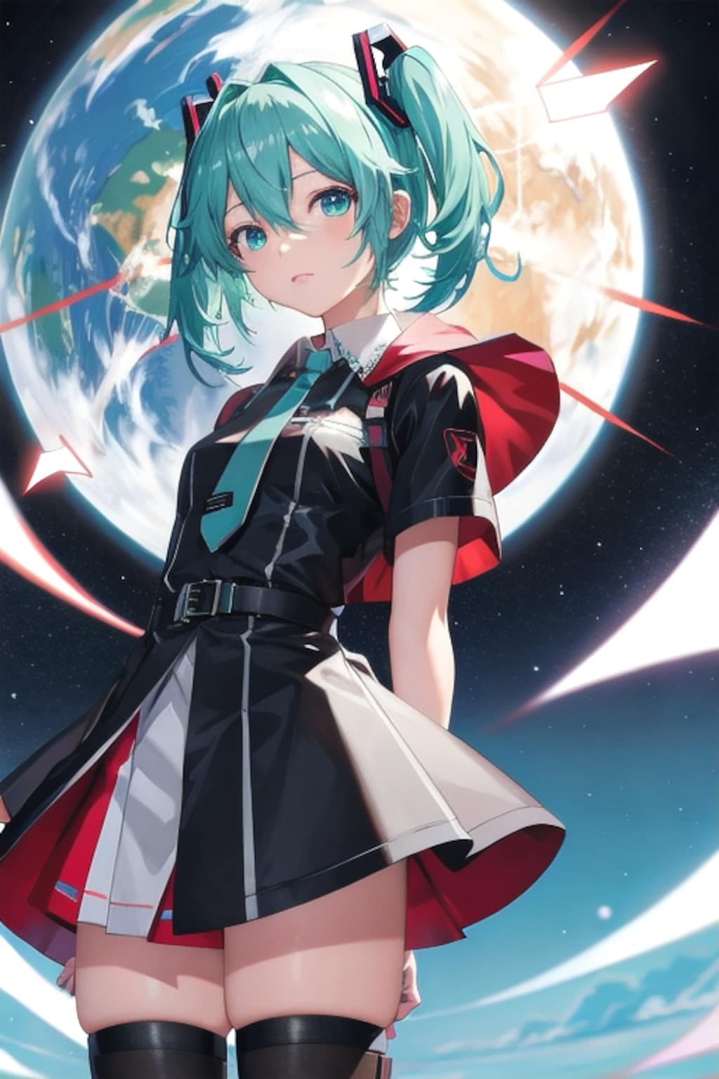 No.130 初音ミク(月より)