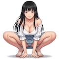カエルの真似？やってみます！ 2枚目