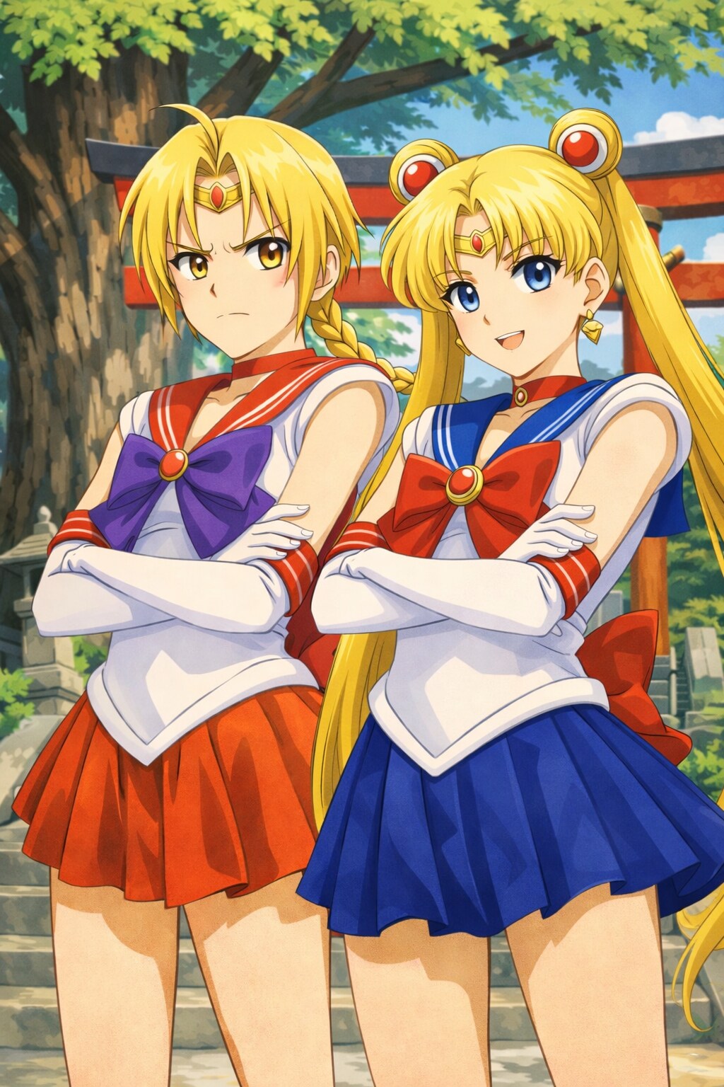 主役同士 | の人気AIイラスト・グラビア