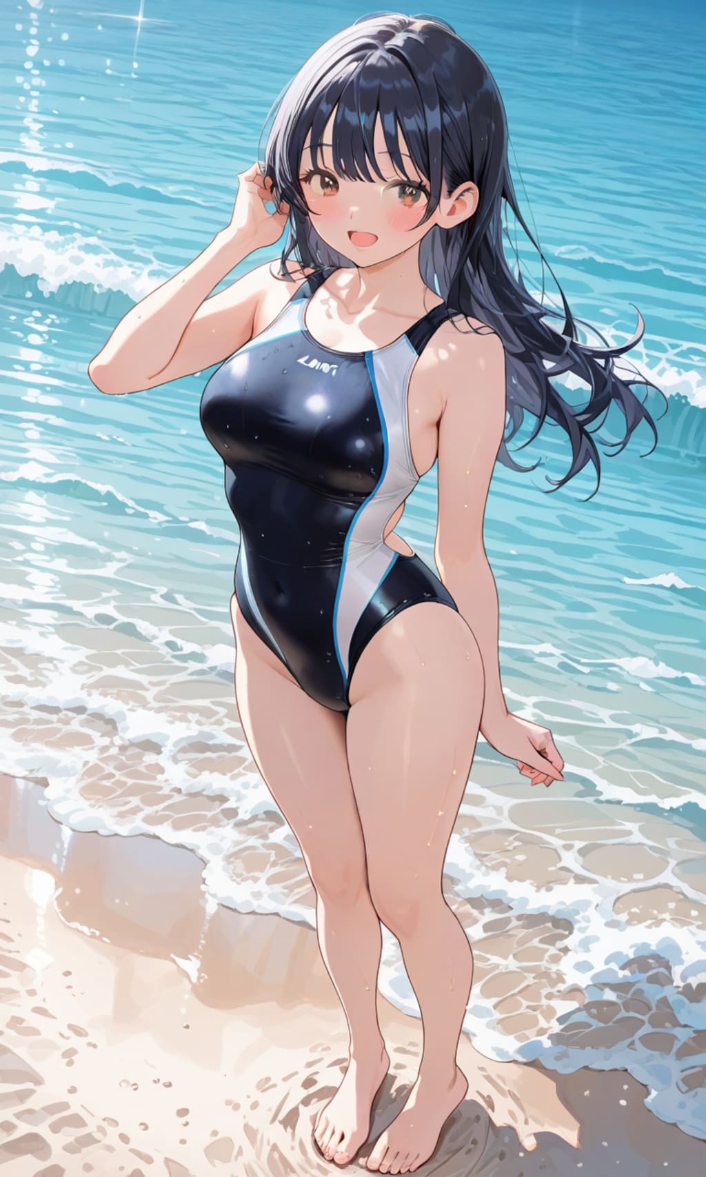 学校の水着でも