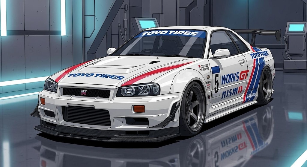 トーヨータイヤR34GT-R