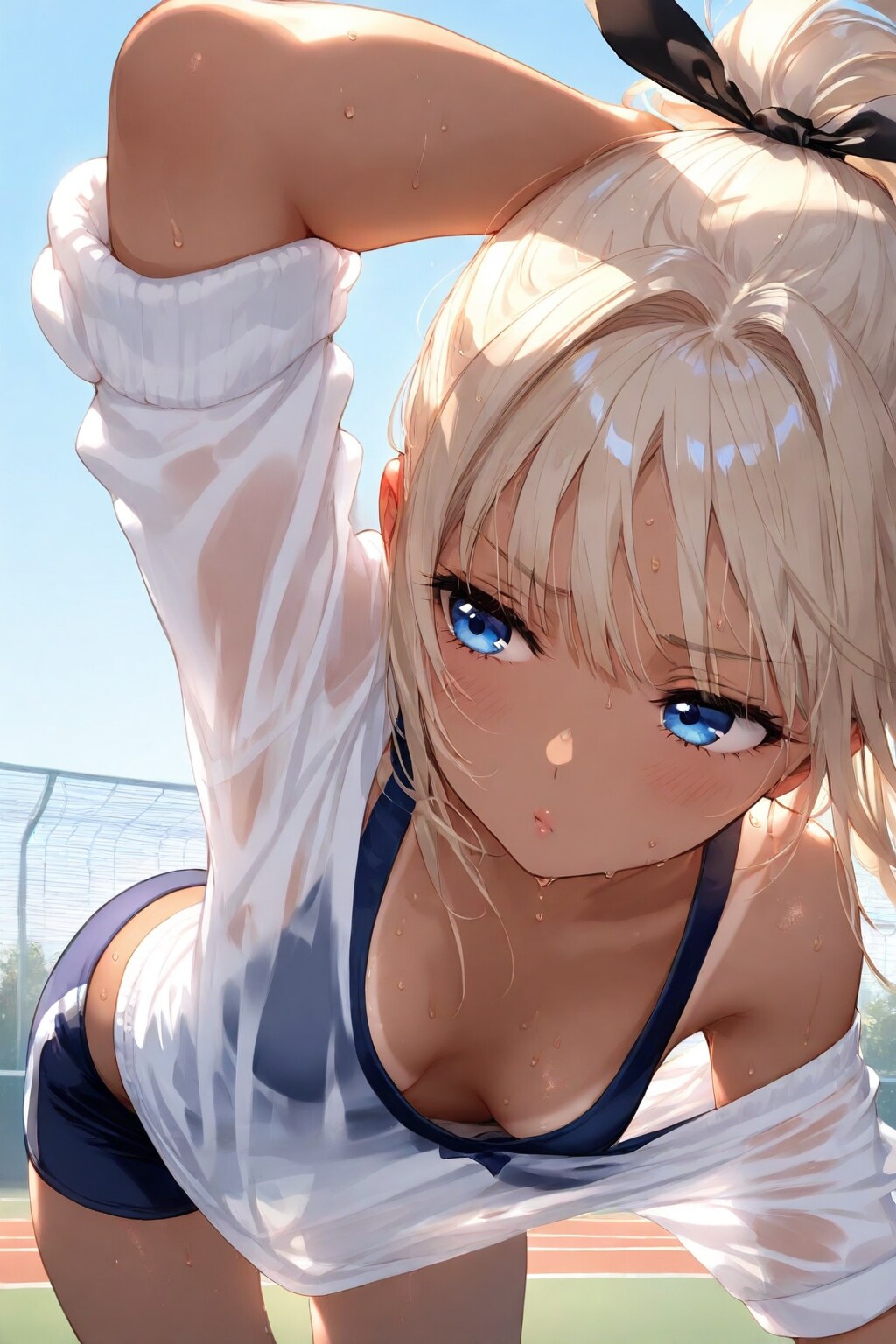 汗だくチラ