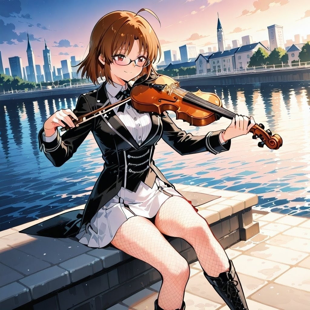 バイオリンを弾く🎻