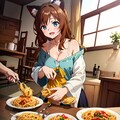 作る女子。食べる女子。 4枚目