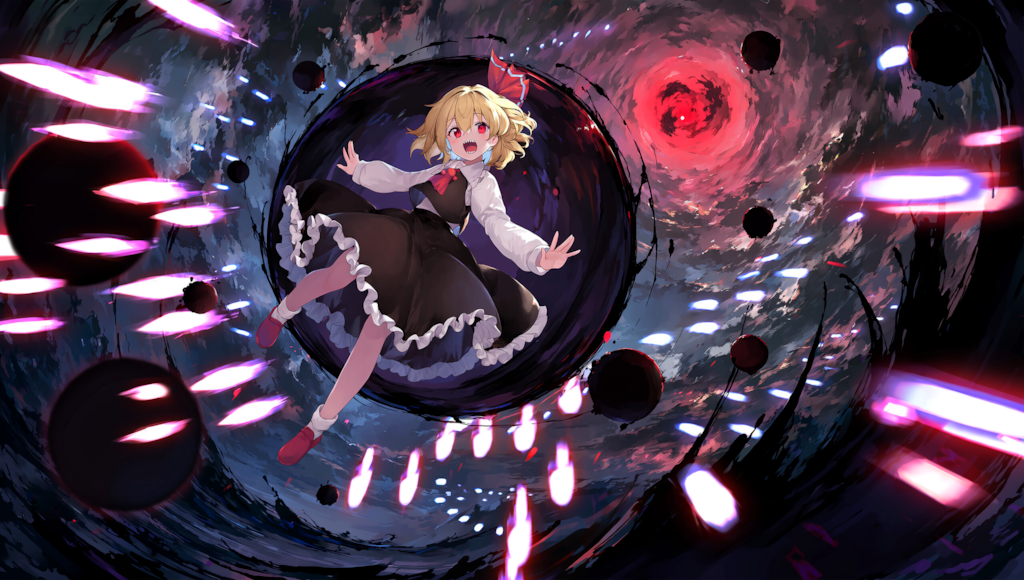 V5　東方　ルーミア　弾幕