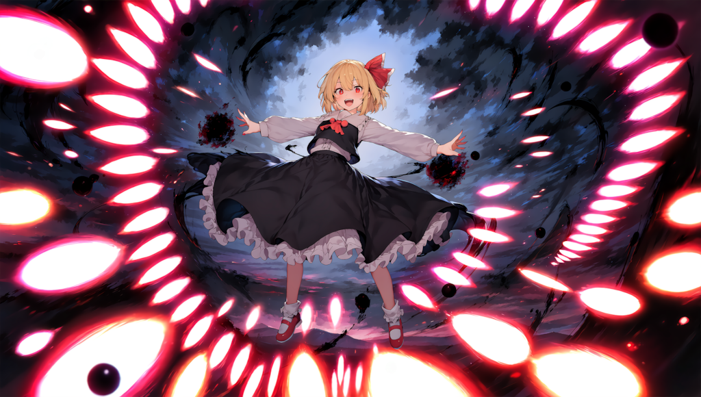 V5　東方　ルーミア　弾幕