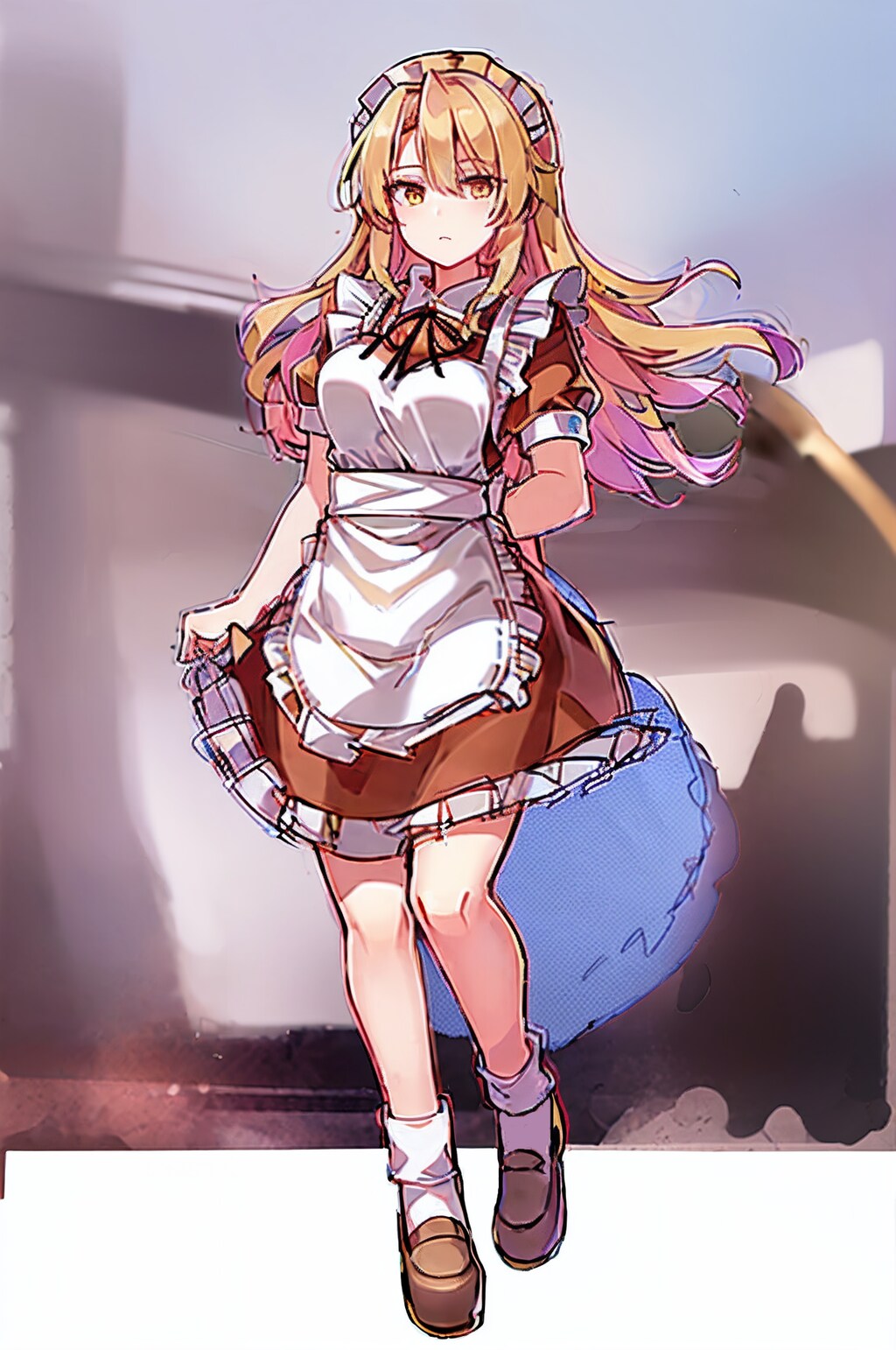 魔界メイドと三つ折りの靴下