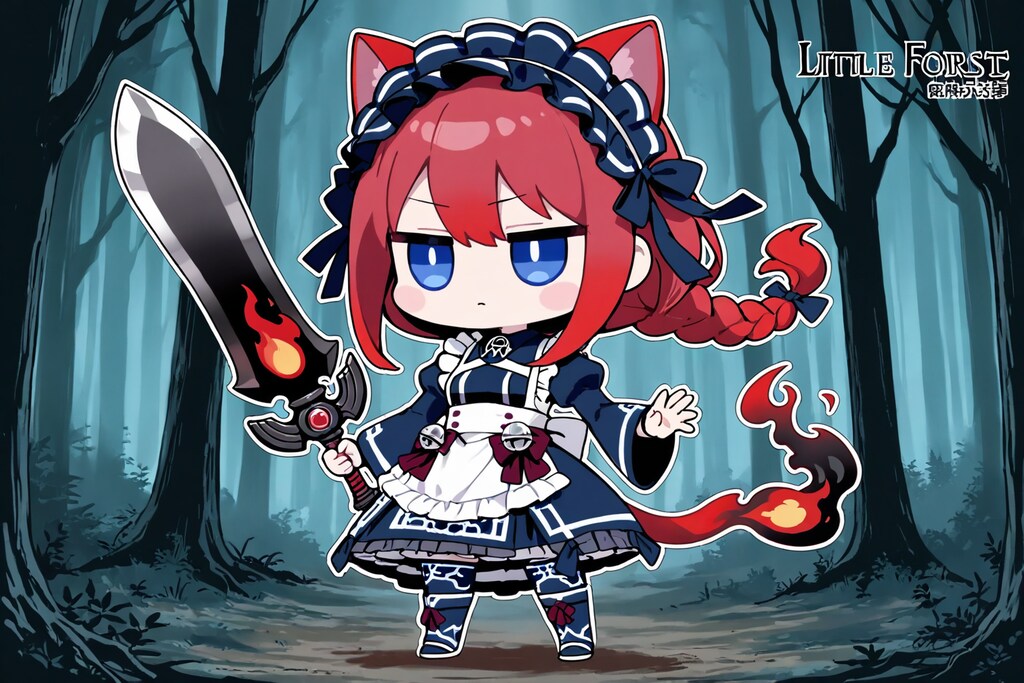 ダークゴシックネコミミコロポックル赤髪お兄ちゃんズくん