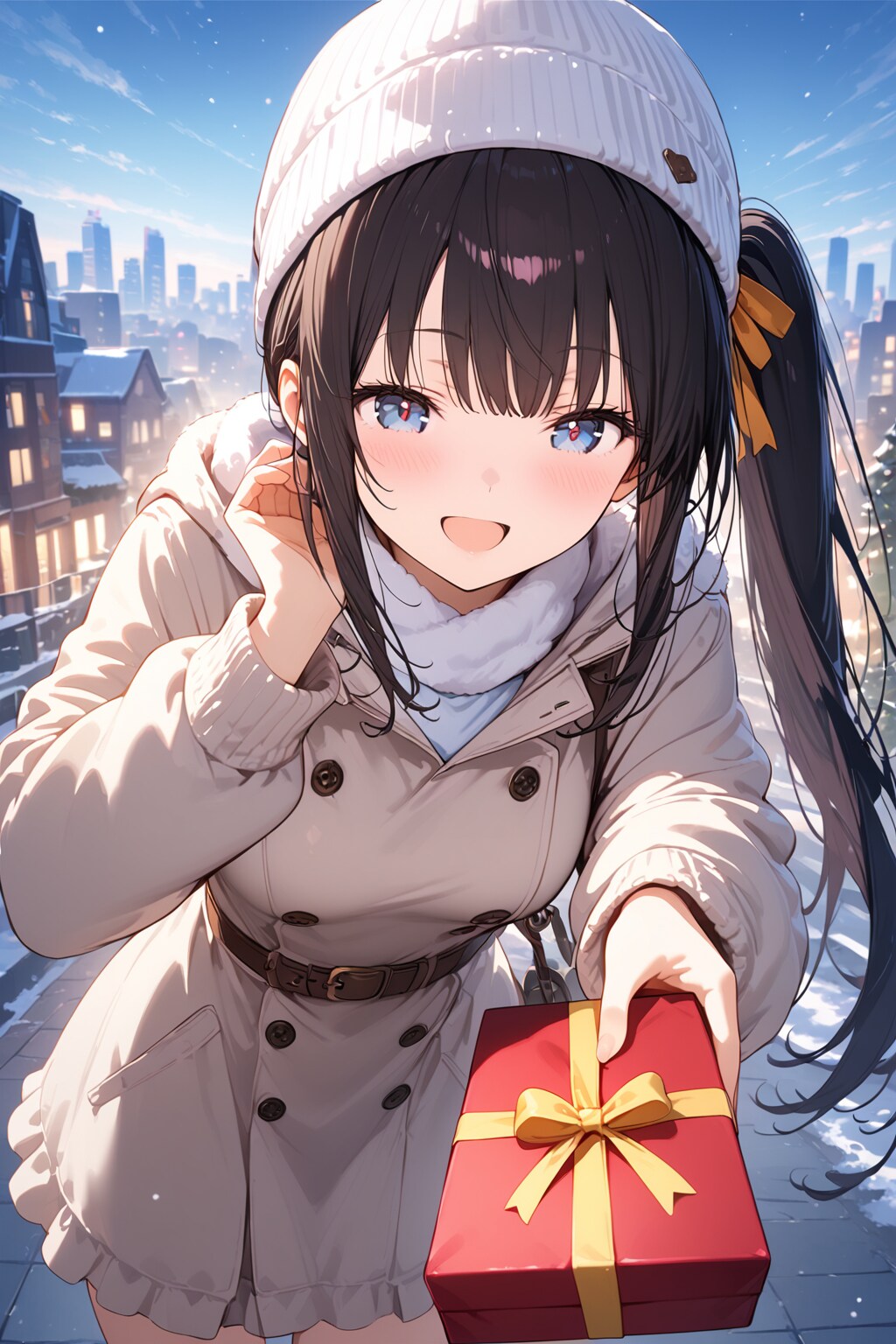 はいっ！欲しかったでしょ？/// | の人気AIイラスト・グラビア