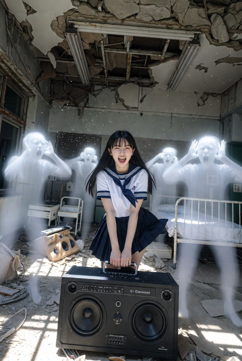 音量で怨霊退治