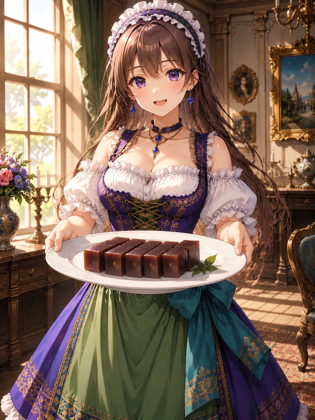 洋館で羊羹です。