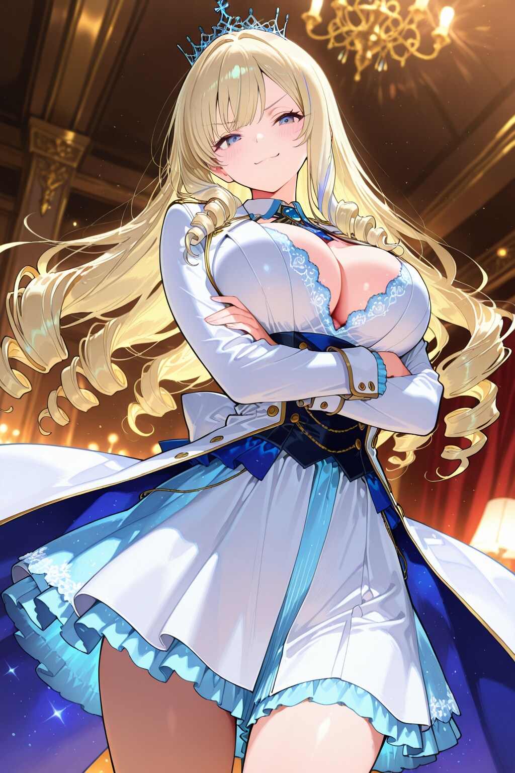 白コート姫01