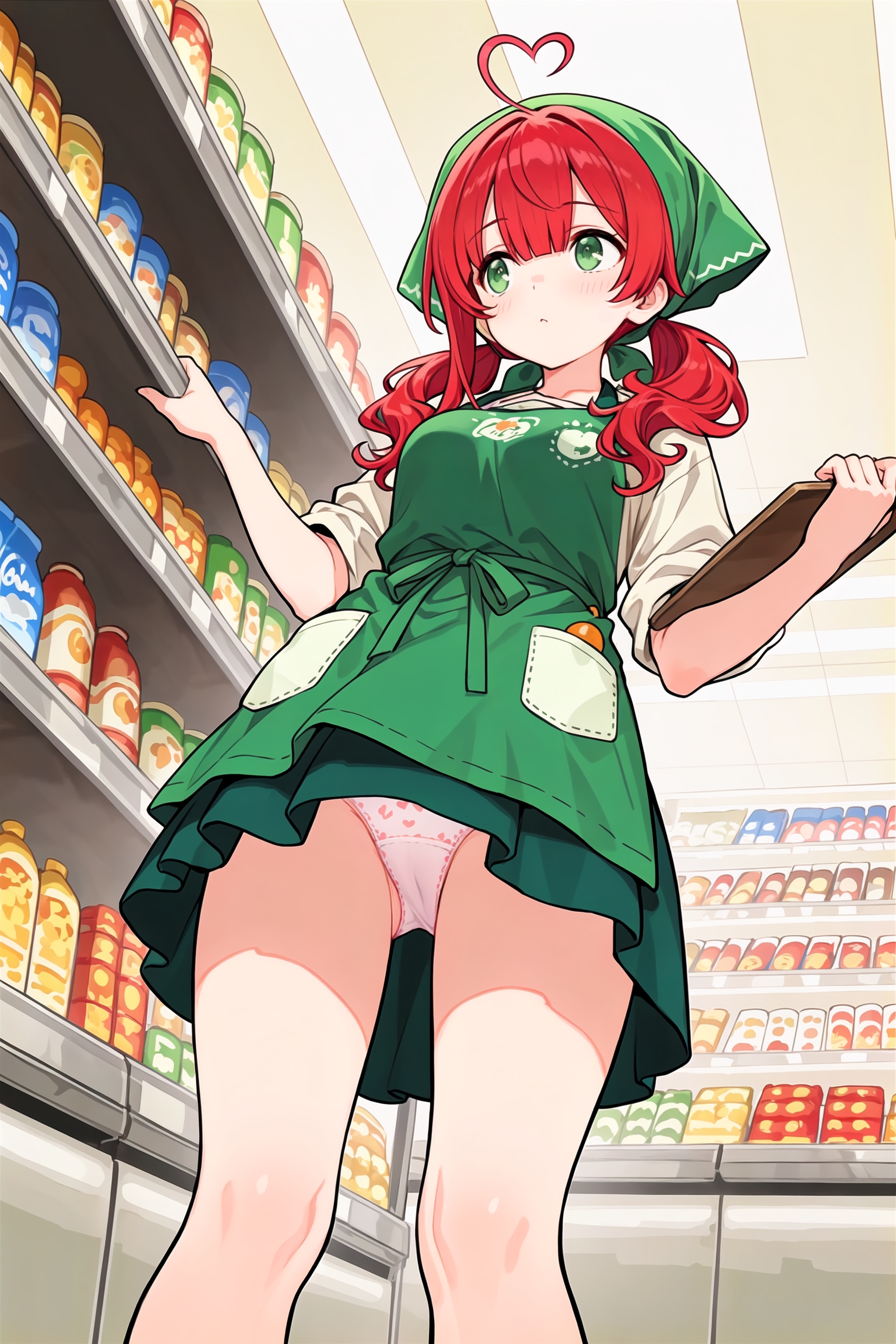 ちちぷいスーパー店員のおパンツ