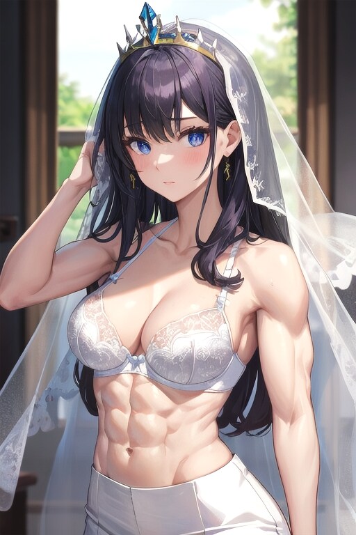 かっこかわいい筋肉花嫁
