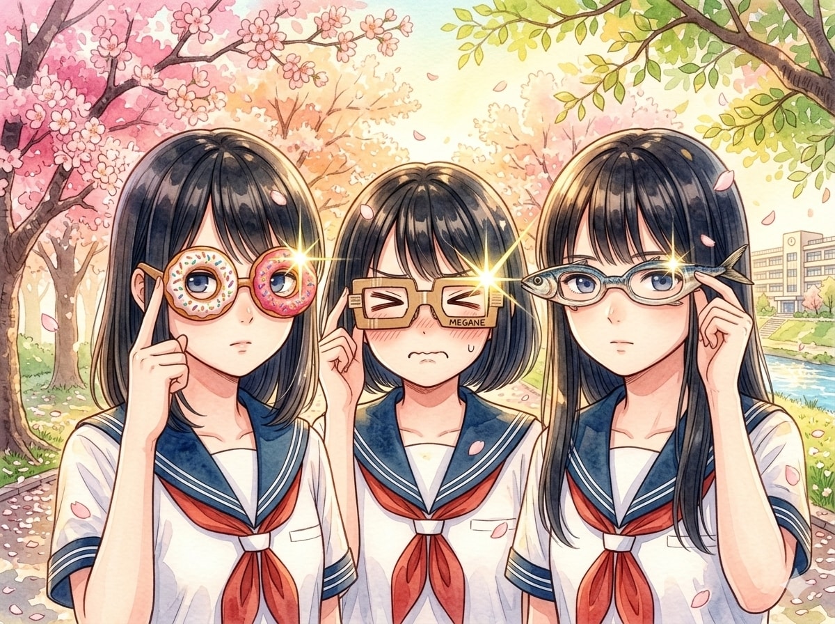 新作メガネ | の人気AIイラスト・グラビア