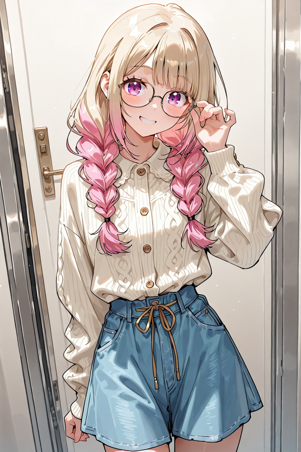 メガネ美少女 | の人気AIイラスト・グラビア