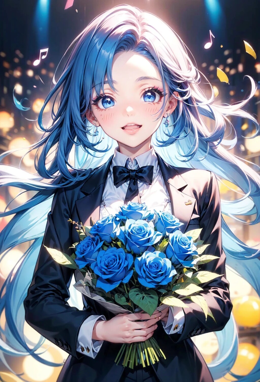 This blue rose for you