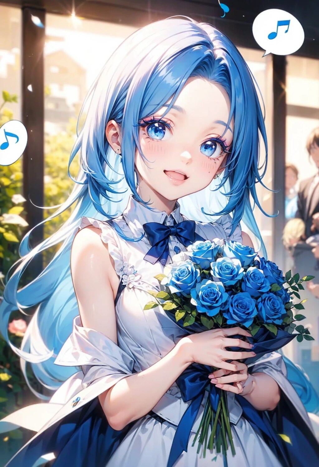 This blue rose for you