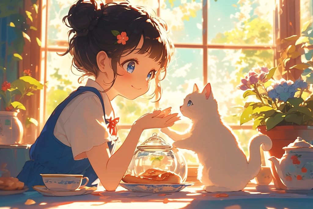 猫🐈とおだんごちゃん🍡✨93